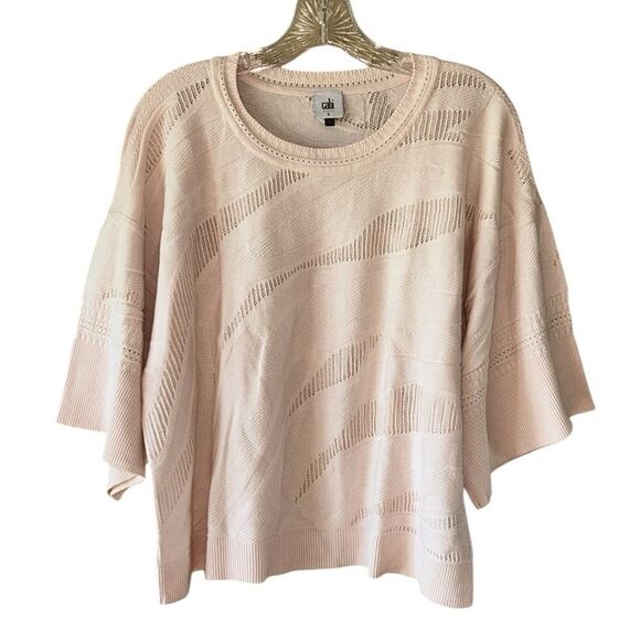 CAbi Blush Textured Knit Sweater - Picture 3 of 5